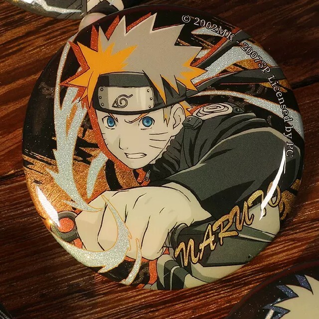 ナルト疾風伝 NARUTO ◎中国限定 ・20周年特別記念 缶バッジ セットの