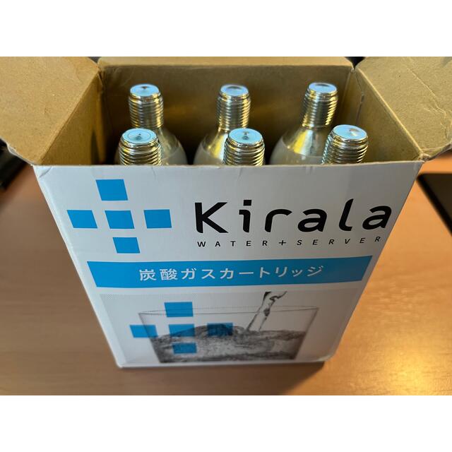 ウォーターサーバー Kirala 炭酸ガスカートリッジ6本の通販 by p's