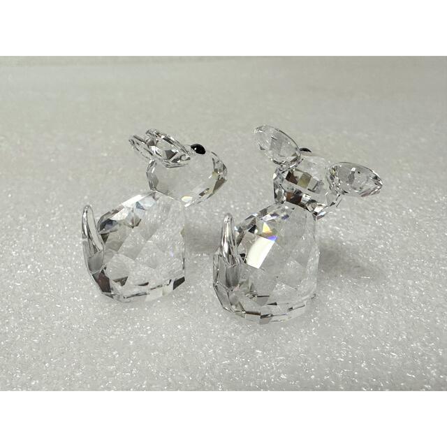 SWAROVSKI - 良品 スワロフスキー ネズミ 置物 クリスタル オブジェ 2