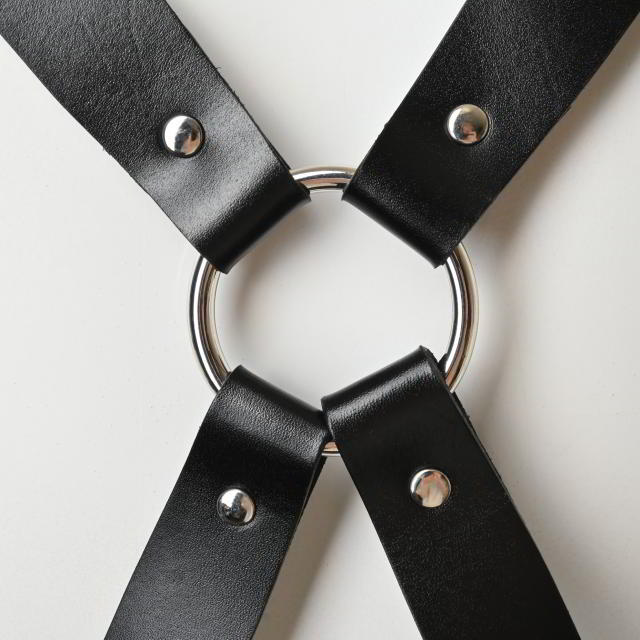 Noir Kei Ninomiya サテン リボン レザー ハーネスの通販 by CYCLE