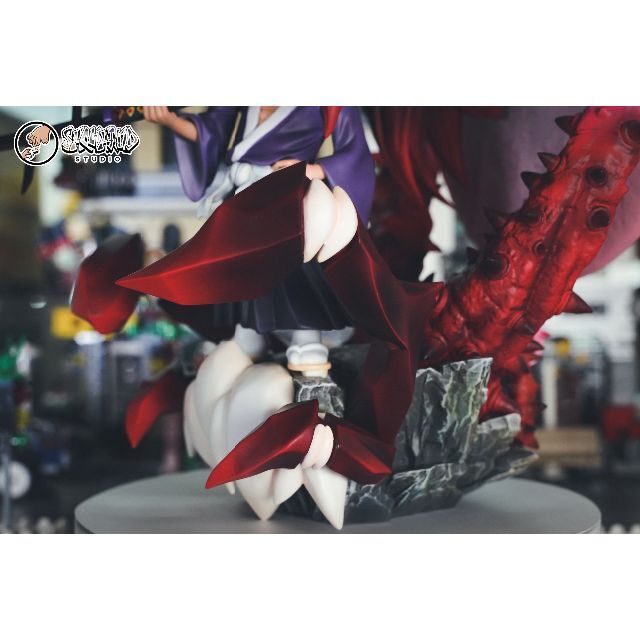 鬼滅の刃 上弦の壱 黒死牟 フィギュア ガレージキット 限定品 塗装済み