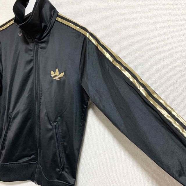 adidas - ☆美品☆adidas トラックジャケット メンズS 黒 金