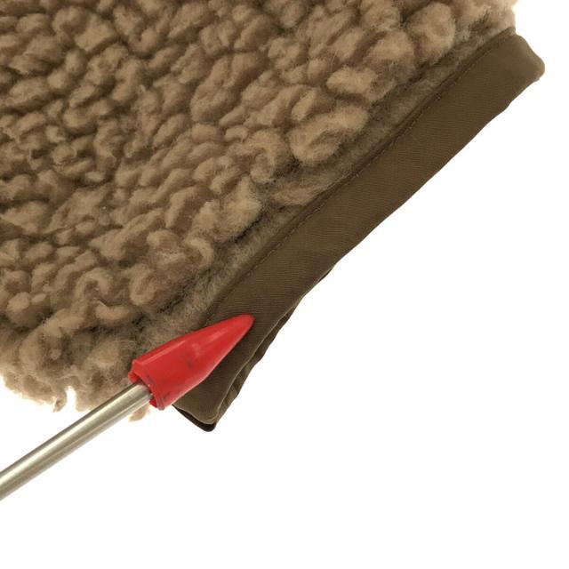 HYKE ベージュ ボアコート フリース オーバーサイズ フロントボタン