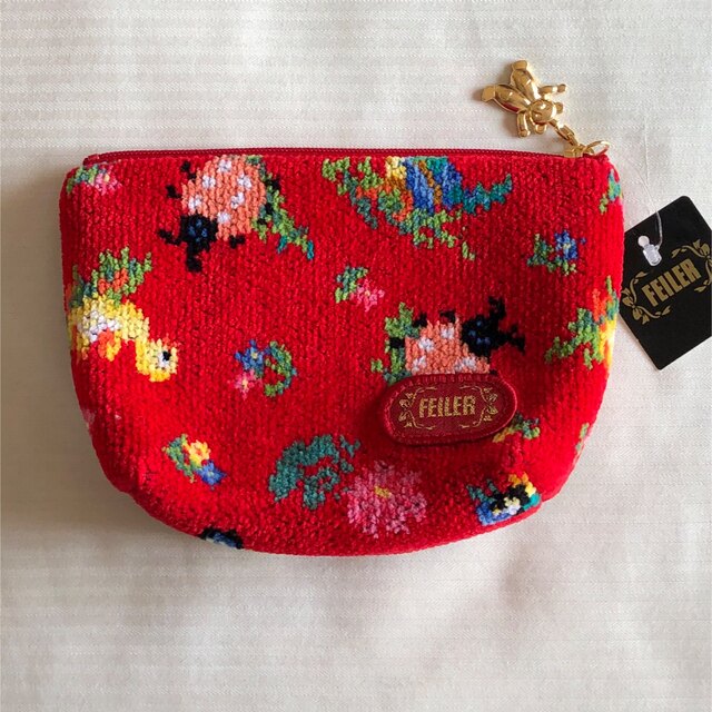 FEILER - フェイラー ハイジ 赤 ポーチの通販 by ポム's shop