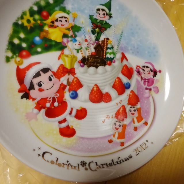 不二家クリスマスプレート2012（平成24年）版 非売品FUJIYAケーキ