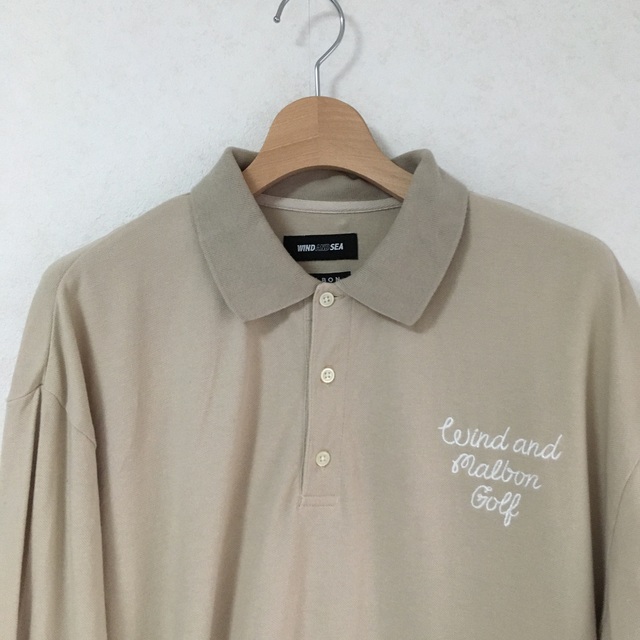WIND AND SEA - wind and sea × MALBON L/S POLO ポロシャツの通販 by
