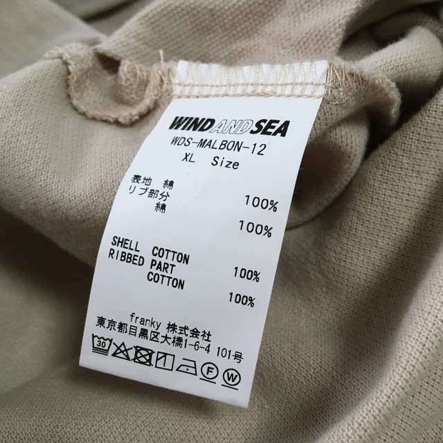 WIND AND SEA - wind and sea × MALBON L/S POLO ポロシャツの通販 by