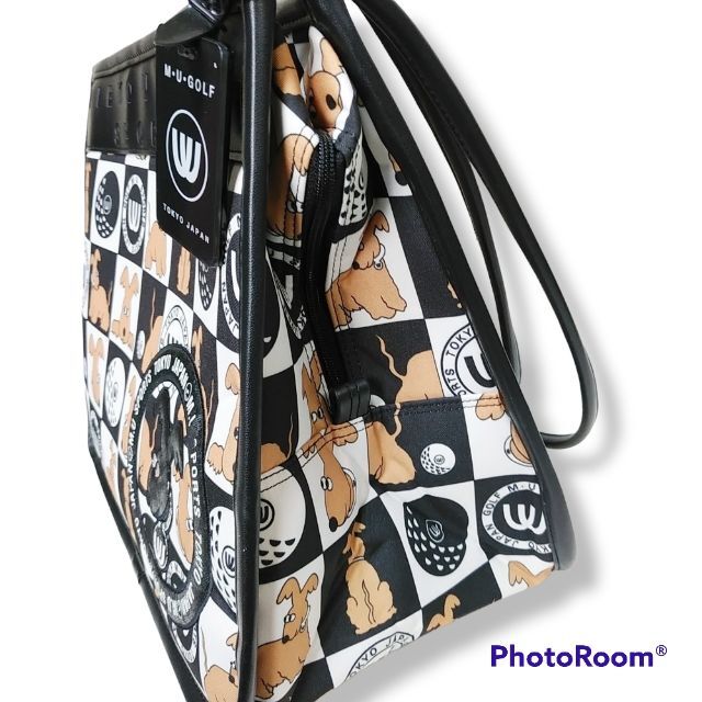 ミエコウエサコ ゴルフバッグ 総柄 ショルダーバッグ mu sportsの通販
