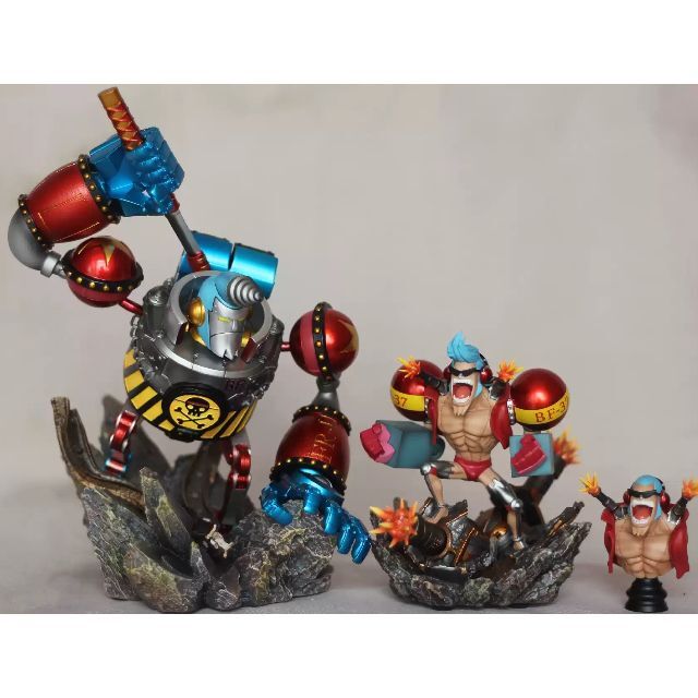 ワンピース フランキー&将軍 2体セット ガレージキット ワーコレ