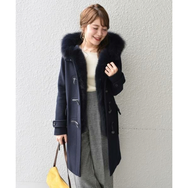 SHIPS - SHIPS メルトンファーダッフルコートの通販 by めんつゆ's