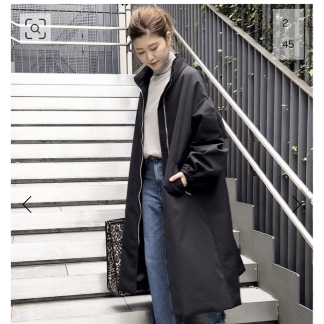 Spick & Span 中綿ボリュームスリーブロングコートsize38-売り切れまし