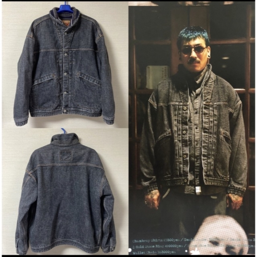 TENDERLOIN - XLサイズ テンダーロイ デニム ジャケット ウォッシュ