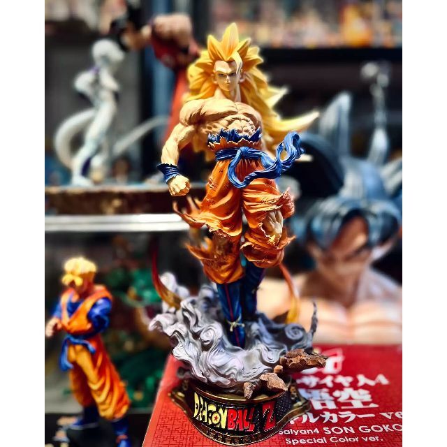 ドラゴンボール 悟空 超サイヤ人3 フィギュア ガレージキット 塗装済み