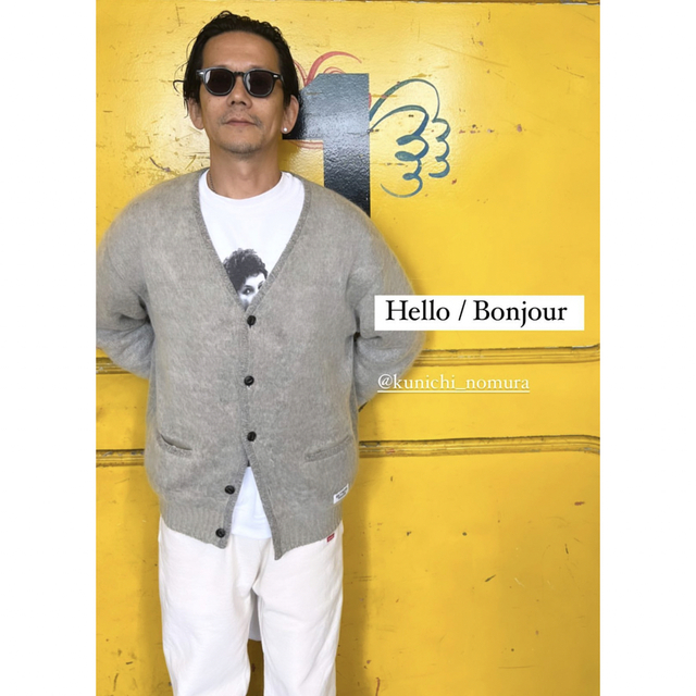 WACKO MARIA MOHAIR CARDIGAN 25SS 野村訓市 WACKO MARIA - WACKOMARIA