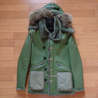 AKM - 超美品 最高級 AKM リアルムートンジャケット B-7 本革 メンズ