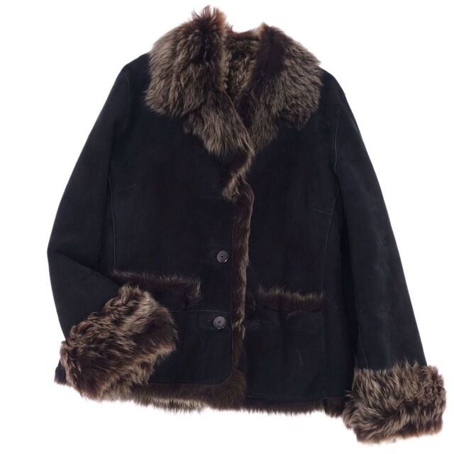 Bally - 美品 バリー BALLY コート ムートン ジャケット レディース