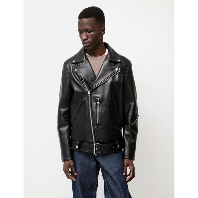 Acne Studios - Acne Studios Nate Clean レザー ライダース