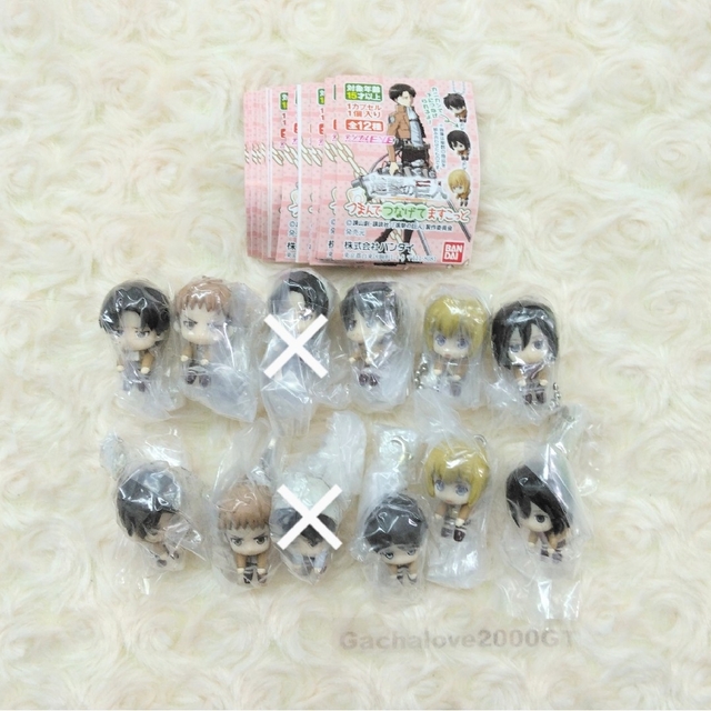BANDAI - 【10種】進撃の巨人 つまんでつなげてますこっとの通販 by