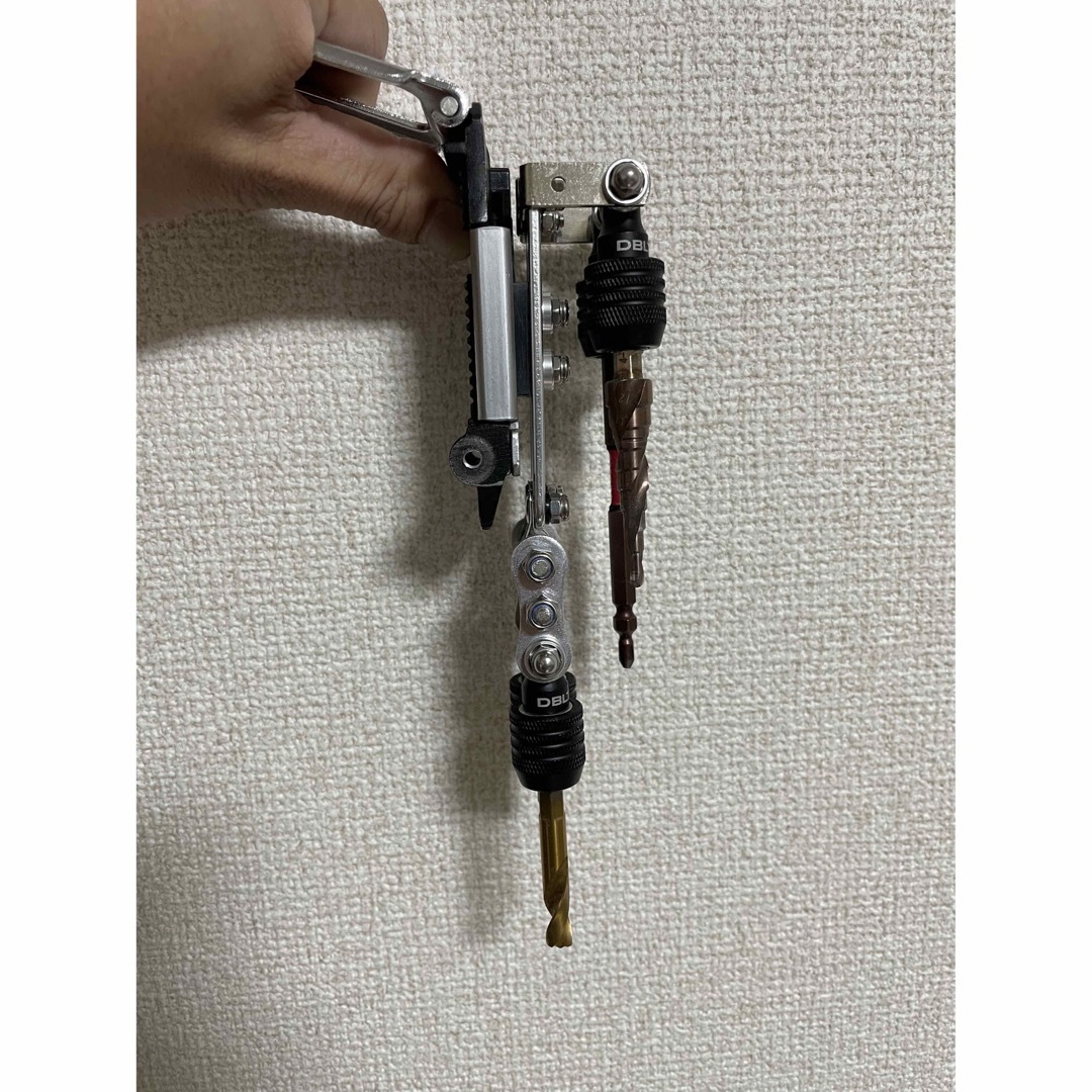 ダブルタクト4つ穴プレート ビットホルダー4P ニックス風チェーン