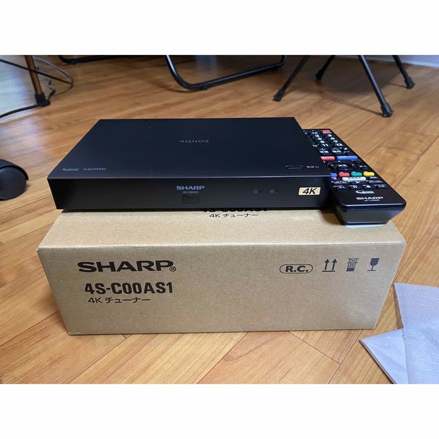 SHARP - SHARP 4Kチューナー 4S-C00AS1の通販 by バシこや's shop
