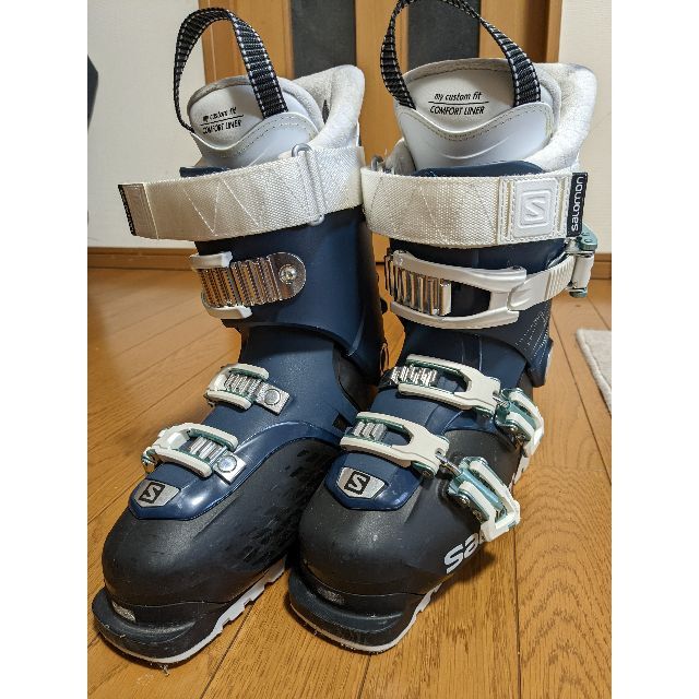 SALOMON - スキーブーツ23/23.5(2022/12購入品)専用バッグ付きの通販