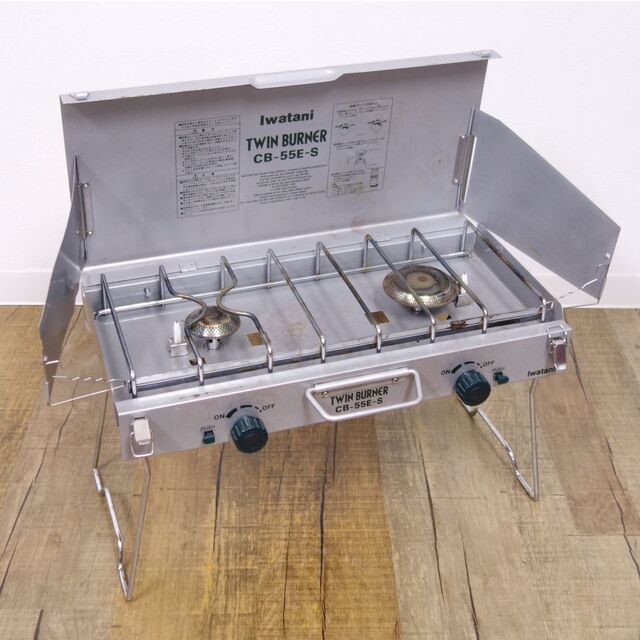 Iwatani - イワタニ IWATANI カセットフー ツインバーナー CB-55E-S