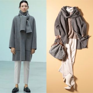 Theory luxe - theory luxe 21AW 完売 ストール付き コートの通販 by