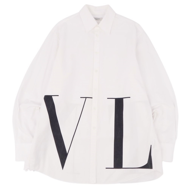 VALENTINO - ヴァレンティノ VALENTINO シャツ ロングスリーブ ロゴ