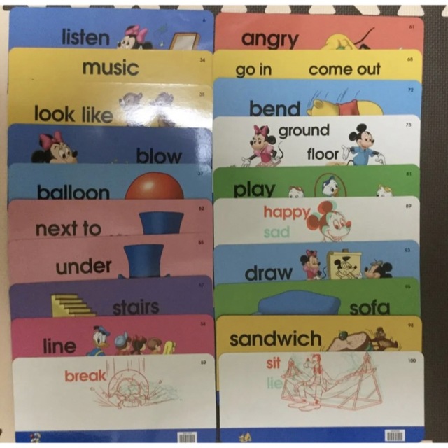 トークアロングカード 両面デジタル バラ売り DWE ディズニー英語