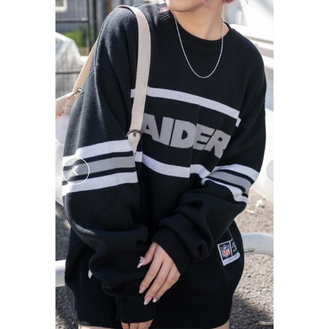 新品 NFL RAIDERS レイダース ニットセーター Mの通販 by ALFRED｜ラクマ