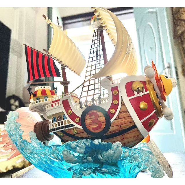 ワンピース サウザンドサニー号 フィギュア ガレージキット 塗装済み