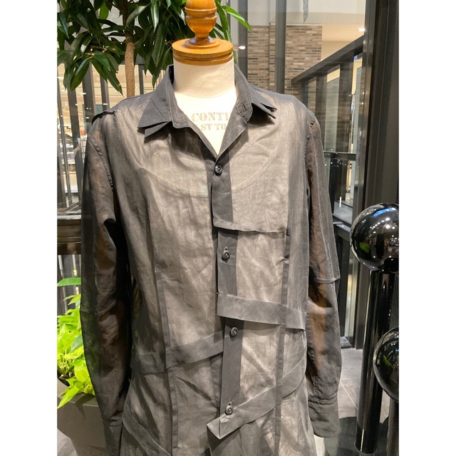 Yasuyuki Ishii - YasuyukiIshii デザイン型ダーツ入り ロングシャツ