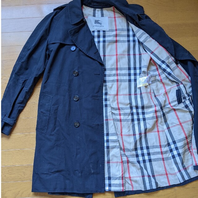 BURBERRY - バーバリーロンドン トレンチコート 黒色 ノバチェック XL