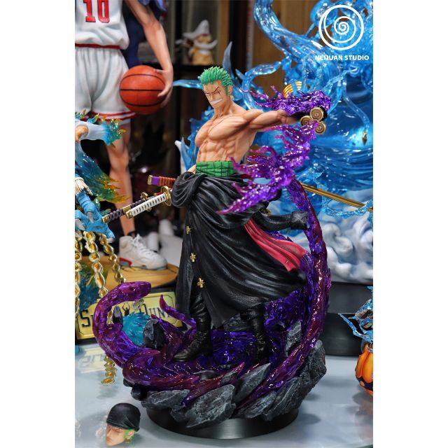 ワンピース 鬼ヶ島 ロロノア・ゾロ ガレージキット 塗装済み完成品