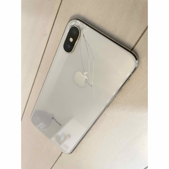 iPhone - 【ジャンク品】iPhone X 264GB シルバー SIMフリーの通販 by