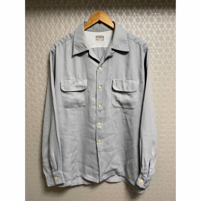 McGREGOR - 50s McGREGOR レーヨンシャツ 無地 ヴィンテージシャツの