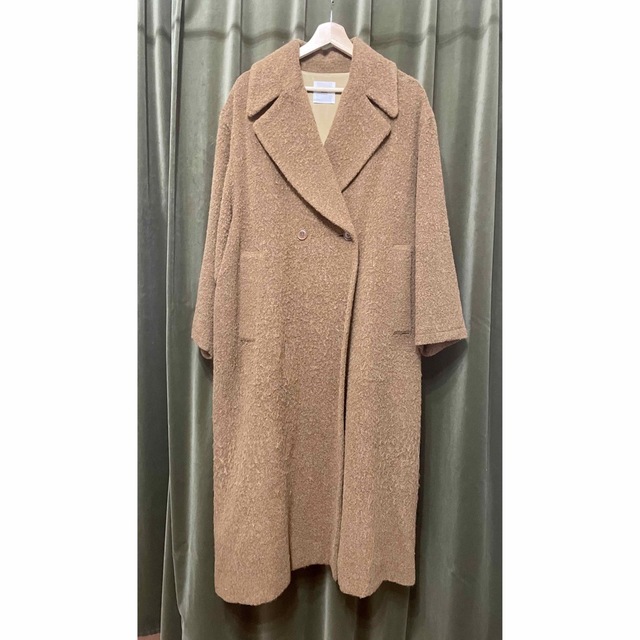 IENA LA BOUCLE - IENA LA BOUCLE アルパカシャギーオーバーコートの