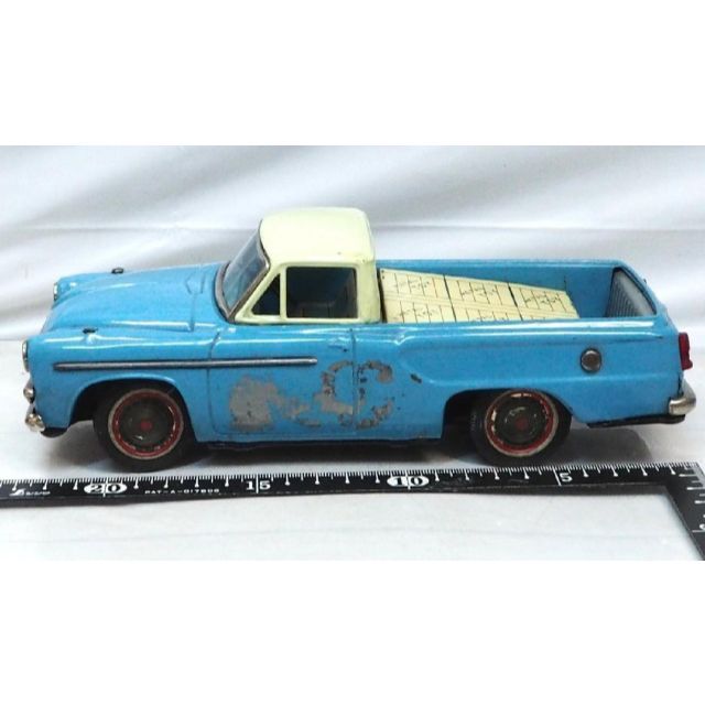 BANDAI - 萬代屋【トヨペット ピックアップ水色 改造有】ブリキtin toy