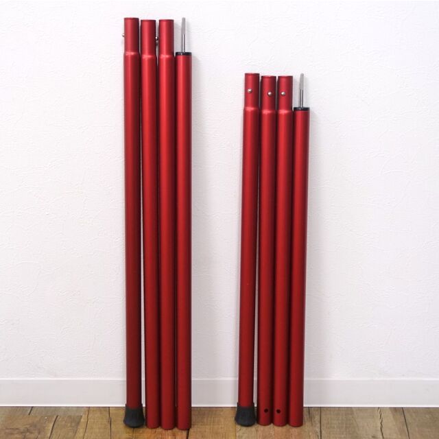 スノーピーク ウイングポール レッド 280cm 2セット スノーピーク