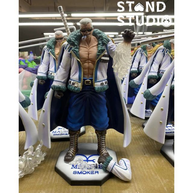 ワンピース スモーカー フィギュア ガレージキット popサイズ 塗装済み