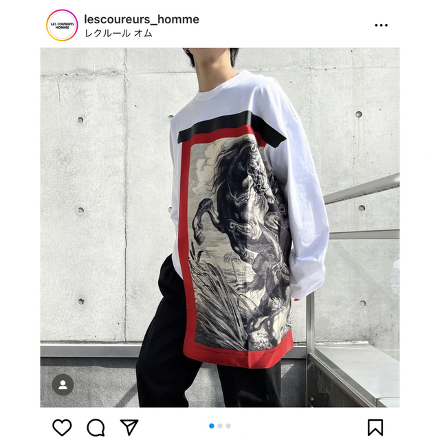 DRIES VAN NOTEN - Dries Van Noten シルクスカーフ付ロンTの通販 by