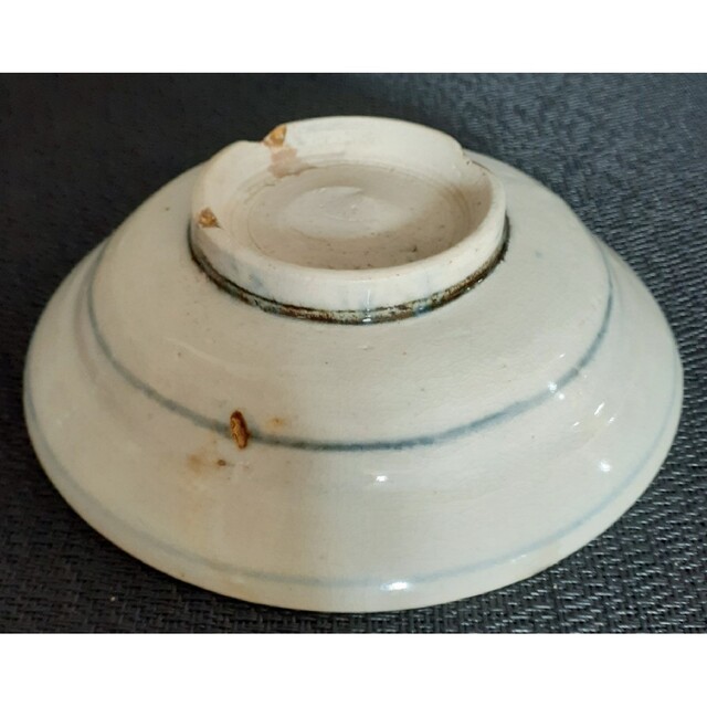 中国古美術 中国古陶磁器 古玩 明朝明代末期～清代初期 古染付 呉須皿