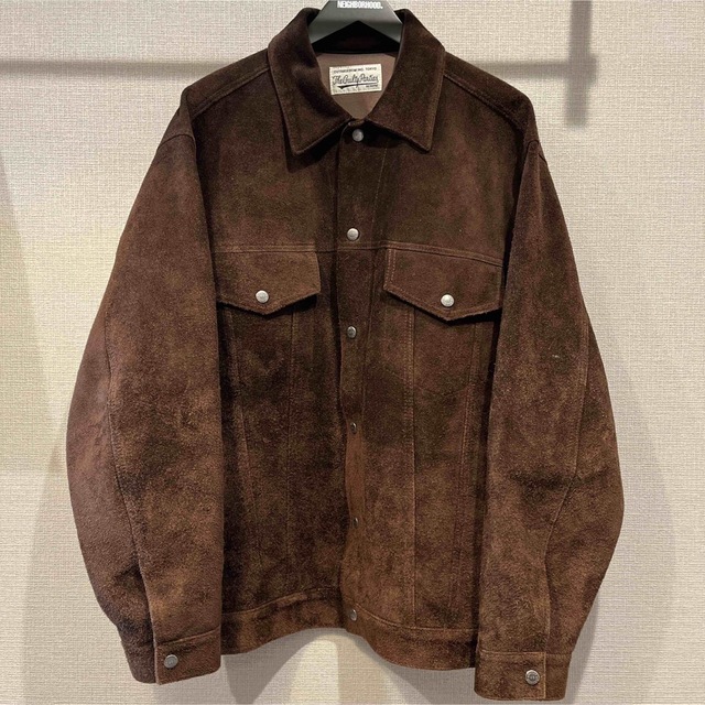 WACKO MARIA - WACKO MARIA SUEDE LEATHER TRUCKER JACKETの通販 by