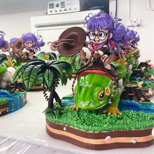 Dr.スランプ アラレちゃん カエル ガレージキット 塗装済み完成品