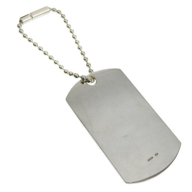 GUCCI - 【本物保証】 箱・布袋付 超美品 グッチ GUCCI ドッグタグ