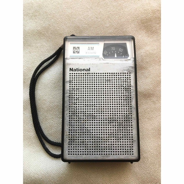 昭和レトロ ポケットラジオ ナショナルの通販 by 123abc shop｜ラクマ