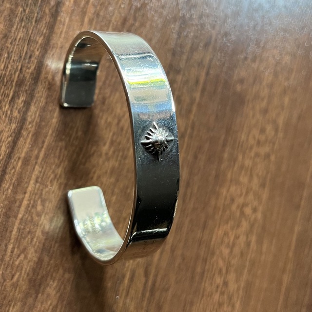 L 特大 貴重 槌目 特注 極美品 ARIZONA FREEDOM バングル ARIZONA