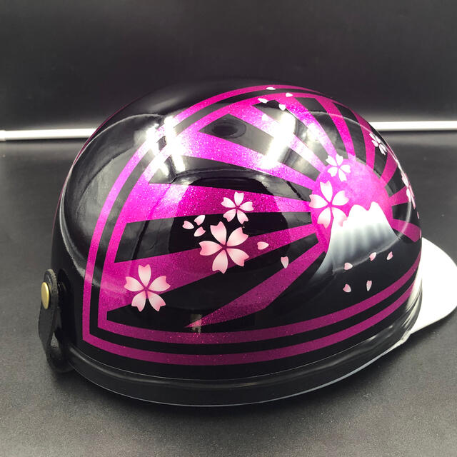 コルク半 カスタム 富士日章 ブラックピンク ラメ 桜 送料無料の通販