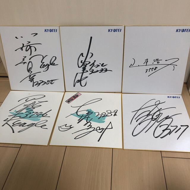 ボートレース サイン色紙セットの通販 by どどん6088's shop｜ラクマ