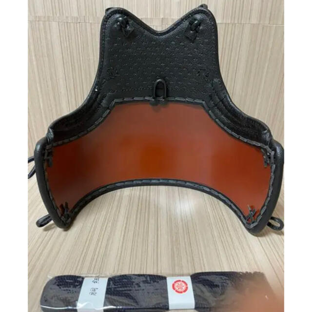 剣道 なぎなた 赤胴 赤溜パール 赤梨地胴 溜 少年用 変え塗り胴 新品未